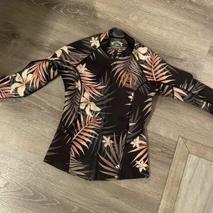 Billabong wet suit top